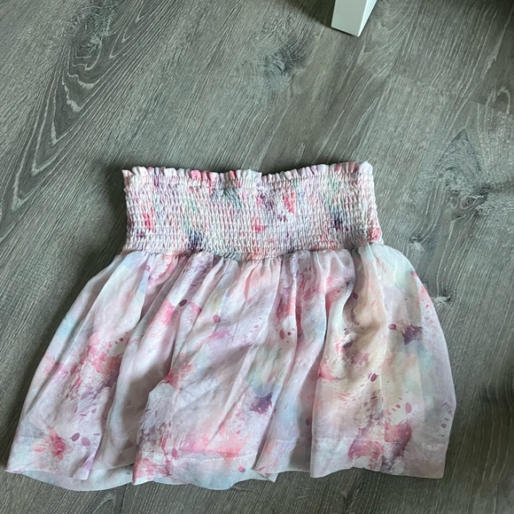 Dresses & Skirts - Colorful flowy summer skirt with built in shorts